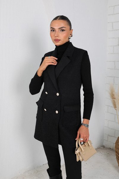 Melike Tatar Felt Vest 32-2242
