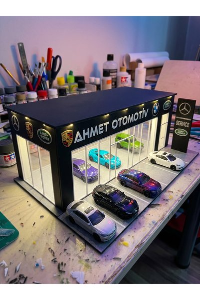 Kaya Güvenlik Sistemleri Kişiye Özel LED Aydınlatmalı İsimli 7 Araçlık Mini G...