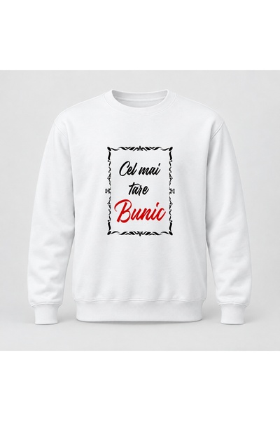 Fabricacucadouri.ro Pulover personalizat La multi ani, cel mai tare bunic, mo...