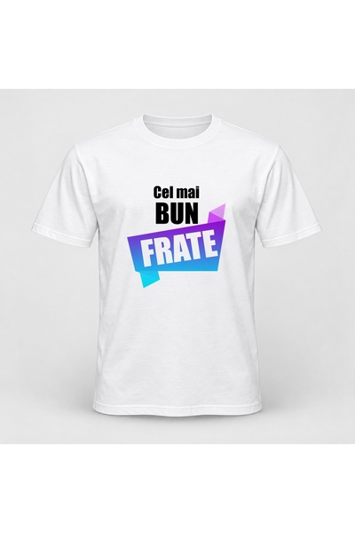 Fabricacucadouri.ro Tricou personalizat Cel mai bun frate, model albastru inchis