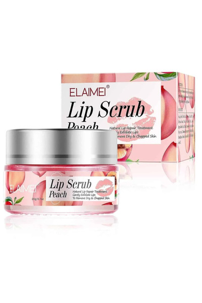 Belora Scrub de buze cu piersici, 20g