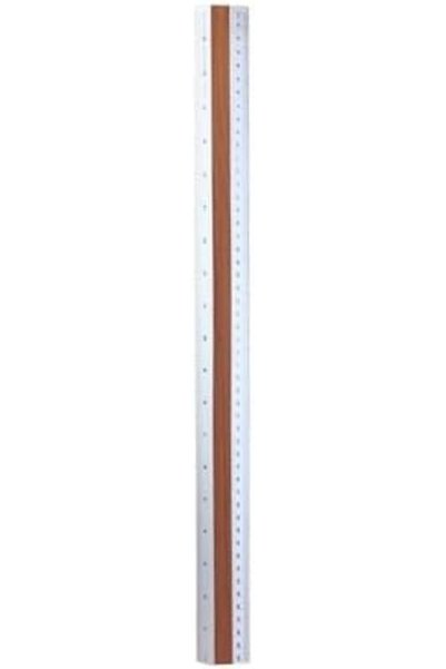Generic Ruler 50 cm Aluminum Wooden Handle
