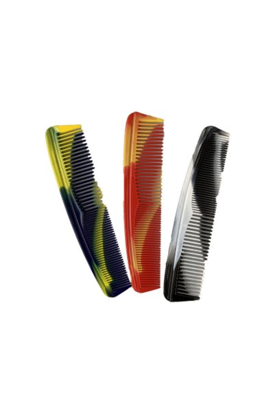 INURA GLOBAL Men's Comb Fan Colors Mixed No 5.5 Pack of 60