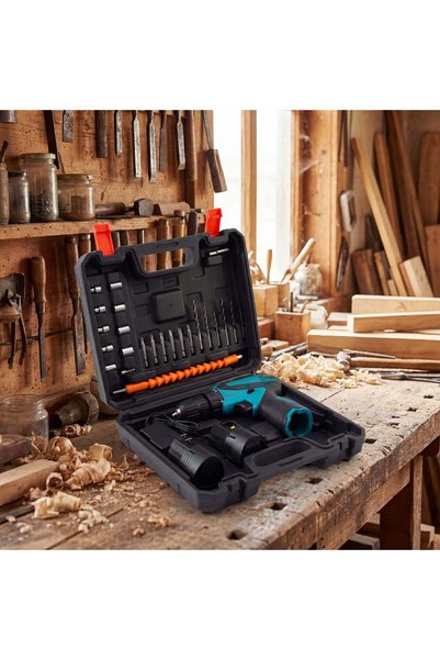OEM 🔧   Set șurubelniță electrică 12V – 24 accesorii |   Putere și versatili...