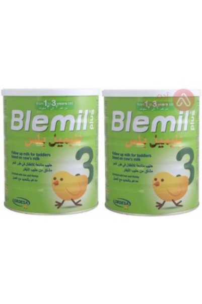 Blemil بالإضافة إلى رقم. 3 |   عبوة عائلية قطعتين |   800 جرام