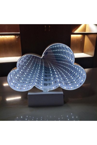 Generic Brand Decorațiune Luminoasă cu Baterii/USB Neon Model Norisor 20 cm A...