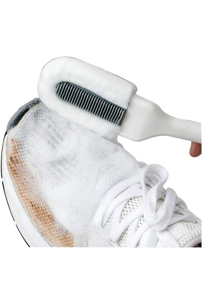 Andiker Professional Cleaning Shoe Brush, Multifunctional Long Handle Shoe Br...