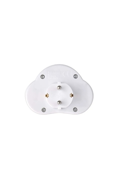 EMOŞ Адаптер за контакт EMOS 11193 с 2 Schuko гнезда и ключ, 16 A, 220 V, 385...