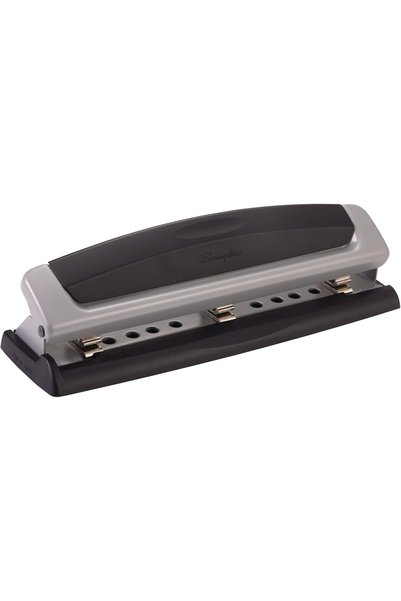 Swingline 3 Hole Punch, 10 Sheet Capacity Three Hole Puncher 3 Ring, Adjustab...