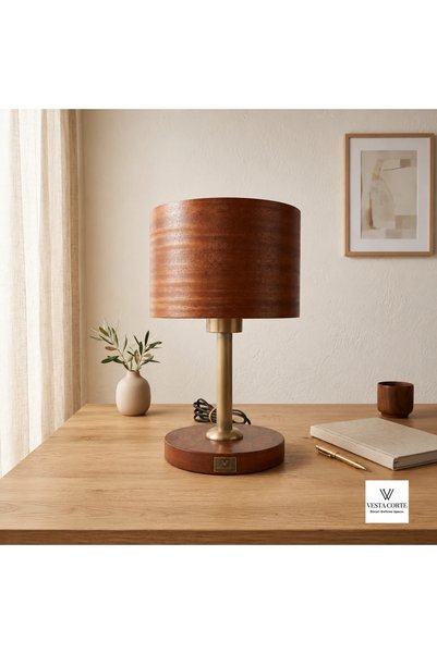 iselahome Nevra Χειροποίητο Διακοσμητικό Βάζο από φυσικό καπλαμά ξύλου δρυός ...