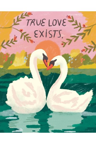 GENERAL Love Muchly Greeting Cards: Wedding - True Love Exists (Pack of 6)