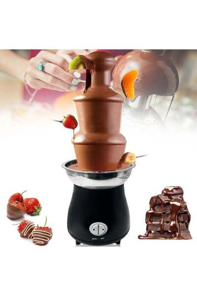 Generic DUNISO Three-Layer Chocolate Fountain Machine, Chocolate Melting Pot,...