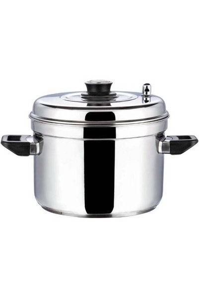 Generic Vinod Stainless Steel Idli & Dhokla Cooker, Small, 6 Plates, Inductio...