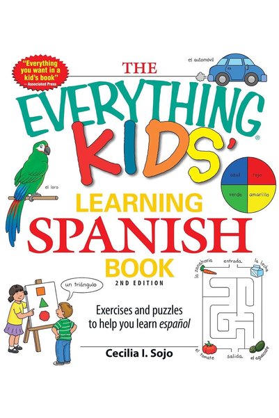 GENERAL الكتاب Everything Kids' Learning Spanish Book : تمارين وألغاز تساعدك ...