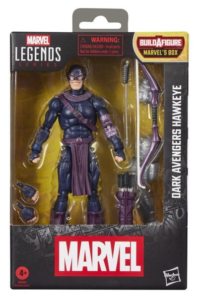 Hasbro Фигурка на Хокай от Марвел Легенди Тъмният Отмъстител, 15 см, BAF Марв...