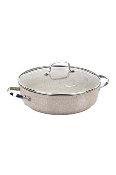 Generic Korkmaz Granita Forged Aluminium Low Casserole 24X6.5cm / 2.5L | Non-...