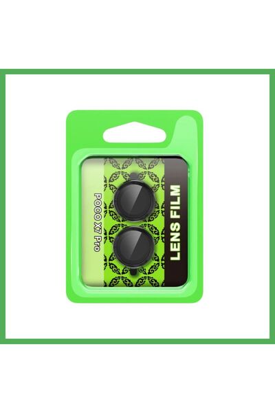 Nur store Çanta Poco X7 Pro Compatible Raze Metal Camera Lens - Black Bezoss
