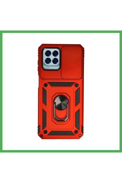 Nur store Çanta Samsung Galaxy M33 Compatible Case with Lens Ring Silicone - ...