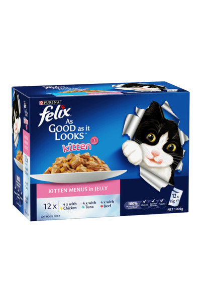 FELIX Pureina Flex Kitten Formulated in Jelly - 12*85g