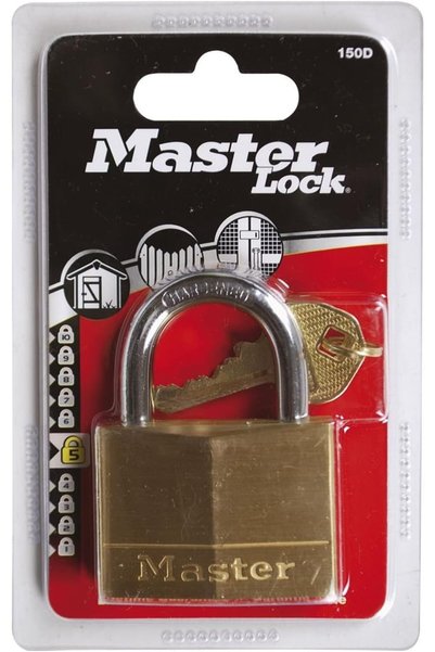 Generic Brass Key Padlock, Gold, 5 cm