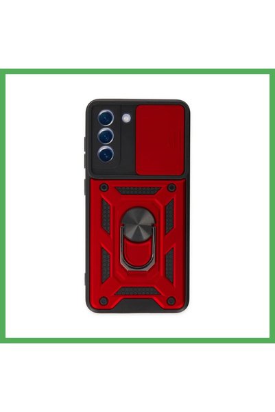 Nur store Çanta Samsung Galaxy S21 Fe Compatible Case with Lens Ring Silicone...