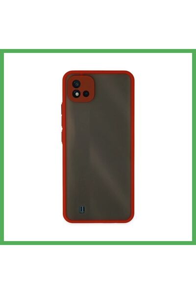 Nur store Çanta غطاء سيليكون مونتريال متوافق مع هاتف Realme C11 2021 - أحمر B...