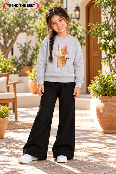 TREND THE BEST Trendin En İyisi ملابس شتوية وربيعية وخريفية للفتيات، سروال أس...