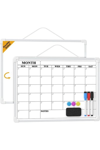 Generic Weekly Planner to-Do Dry Erase Board 12x16 Inches Double-Sided