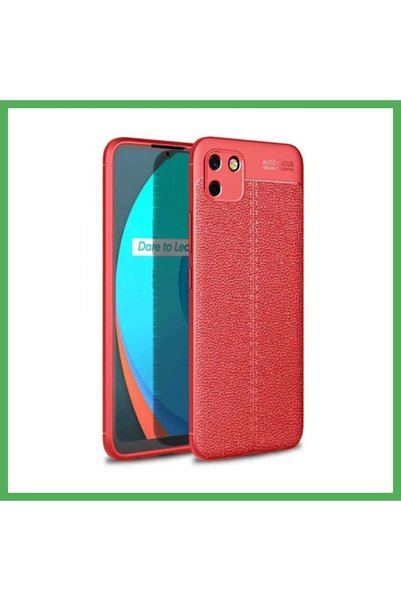 Nur store Çanta Realme C11 Compatible Case Auto Focus Cover - Red Bezoss