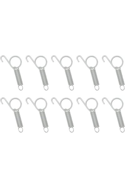 KASTWAVE 10 Pack Rabbit Cages Door Metal Finger Spring Latch Hook Multi-Funct...