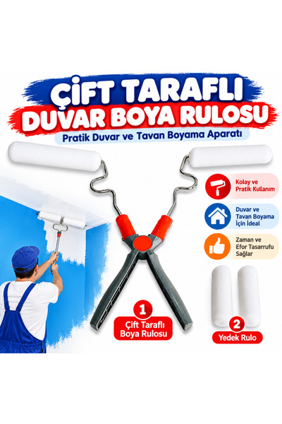 kumkumticaret Nano Sponge Drip-Free Furniture and Wall Painting Roller for Bo...