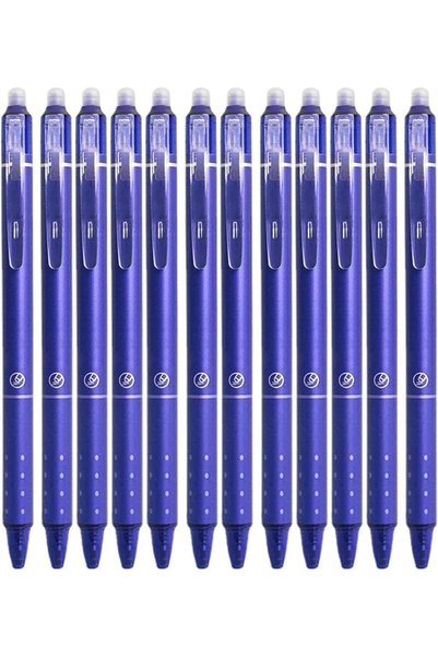 Vellaluna 12PCS Erasable Gel Ink Pens Erasable Retractable Pens 0.5mm Black B...