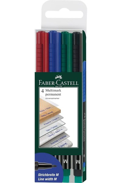 Faber-Castell Yayınları قلم تحديد دائم متعدد الاستخدامات من فابر كاستل 1525، ...