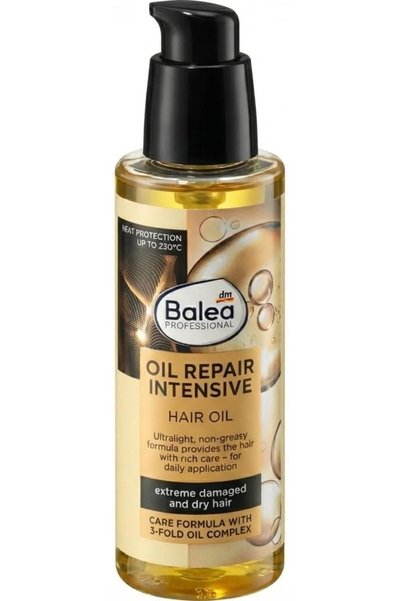 BALEA Professional Oil Repair Hair Oil with Argan Oil, Anti-Frizz and Heat Pr...
