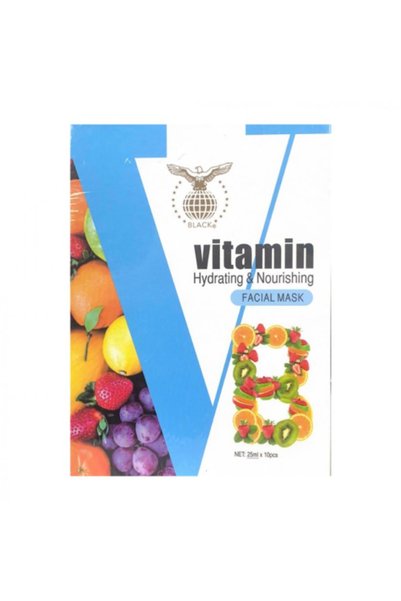 vita Black Mask for Face with Vitamin B3, Nourishing and Moisturizing