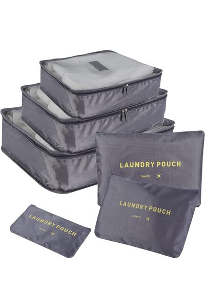 GENERAL SKY-TOUCH 6Pcs SET Travel Luggage Organizer Packing Cubes Set Storage...