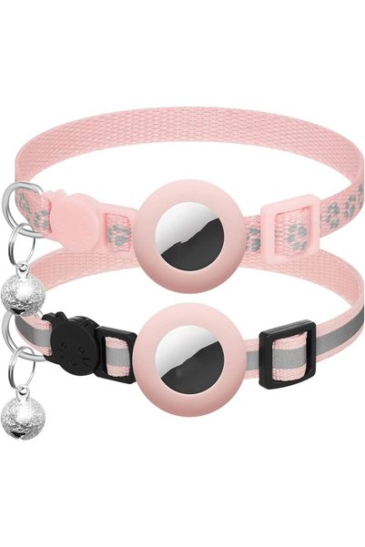 TERRIFI Cat Collar Breakaway 2 Pack, Reflective with Bell, Adjustable Safety ...