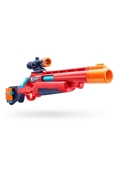X-Shot Excel Ejector Shell Blaster Toy Gun, 8 Projectiles