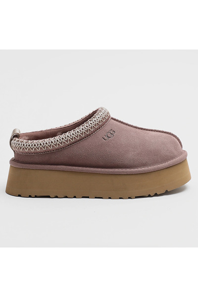UGG Kadın Platform Taban Süet Detaylı Rahat Astarlı Lila Bot & Bootie
