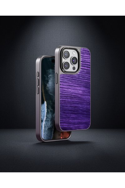 teknodayım Venco Apple iPhone 15 Pro Max Wave Cover - Deep Purple