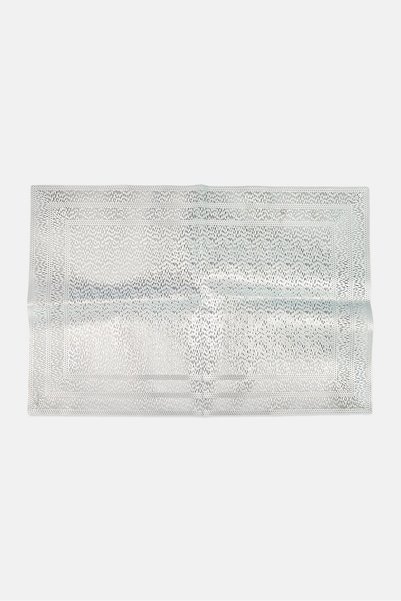 Cuisine Art Dining Table Placement Mat, Silver