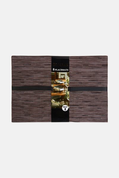 Bombay 8 Pcs Texteline Placemats, Multicolor