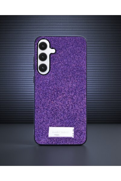 Generic Brand Onegif Samsung Galaxy A55 5g Bright Glitter Cover - Deep Purple