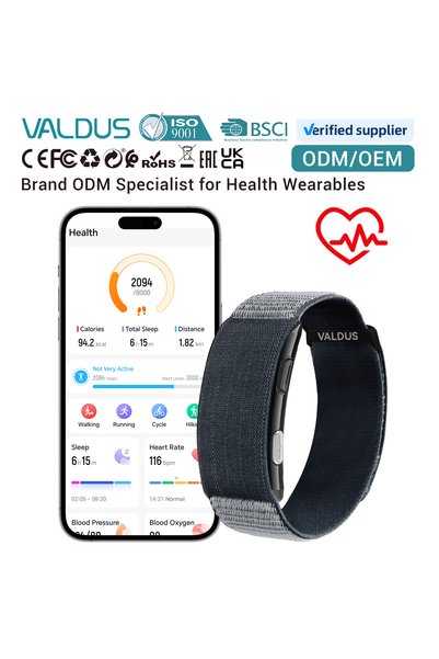 Generic ساعة ذكية VALDUS 2026 ECG Health VITRO مع شعار مخصص وعلامة تجارية خاص...