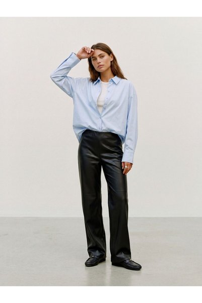 Vero Moda Hose mit weitem Beinschnitt VMVERONA Mittlere Taille Hose
