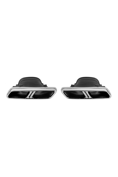 tuningset Ornamente de eșapament compatibile cu Mercedes S-Class W222 E-Class...