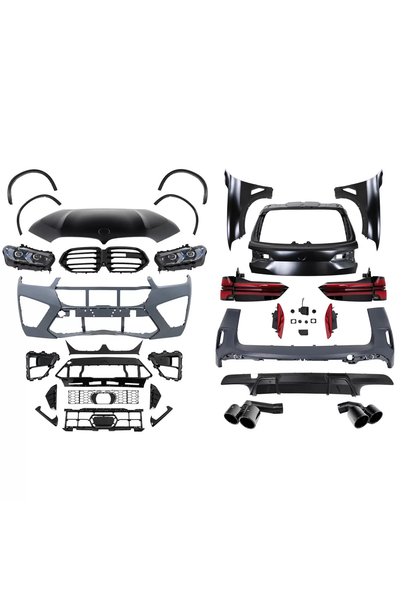 tuningset Πλήρες κιτ αμαξώματος κατάλληλο για BMW X5 F15 2013-2018 Μετατροπή ...