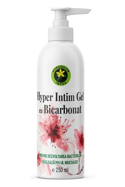 HYPERICUM Gel Hyper Intim Hypericum, cu bicarbonat de sodiu si glicerina, 250 ml
