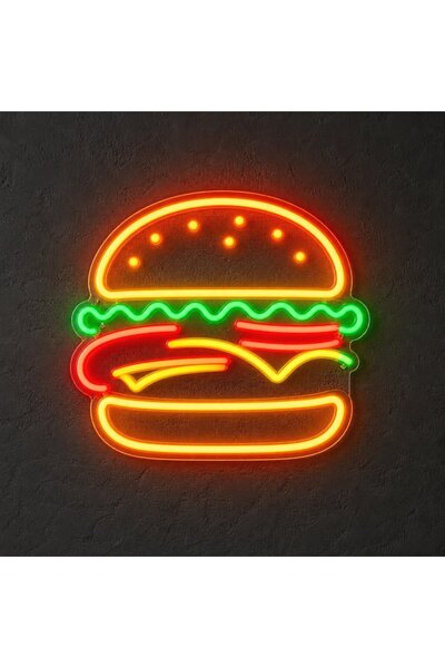 Generic Brand Burger Neon Sign
