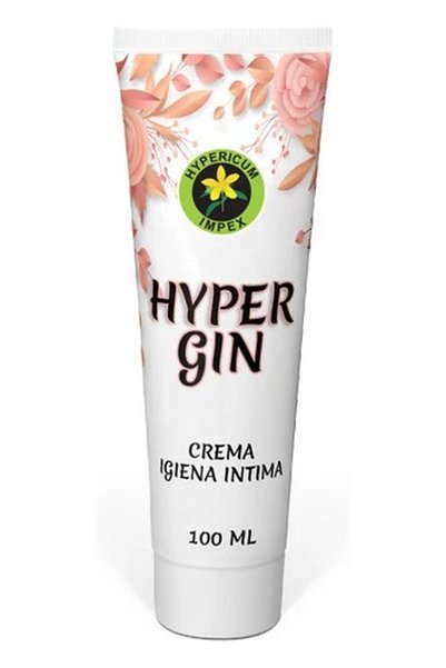 HYPERICUM Crema igiena intima Hyper Gin Hypericum, cu extracte de plante si u...